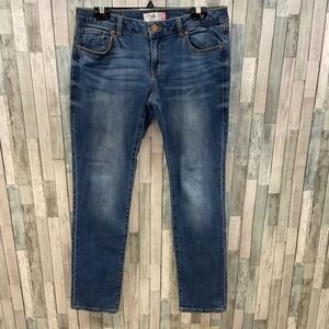 Cabi #3562 Slim Boyfriend BF Blue Jeans Sz 6